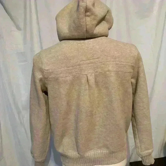 EUC Old navy Fleece Lined Coat With Zip And Toggle Closure. 
Thick and cozy - Picture 7 of 8